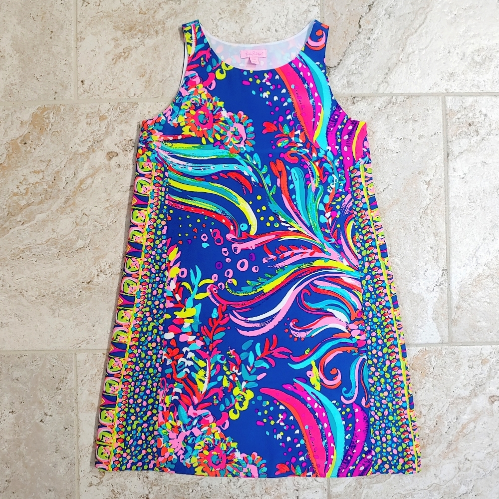 HTF!!  Beach Loot Silk Dress Lilly Pulitzer